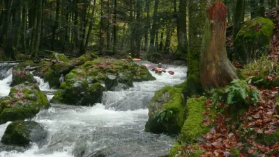 Passage en 3+ a 0,2 kms, avec 7 m3/s.